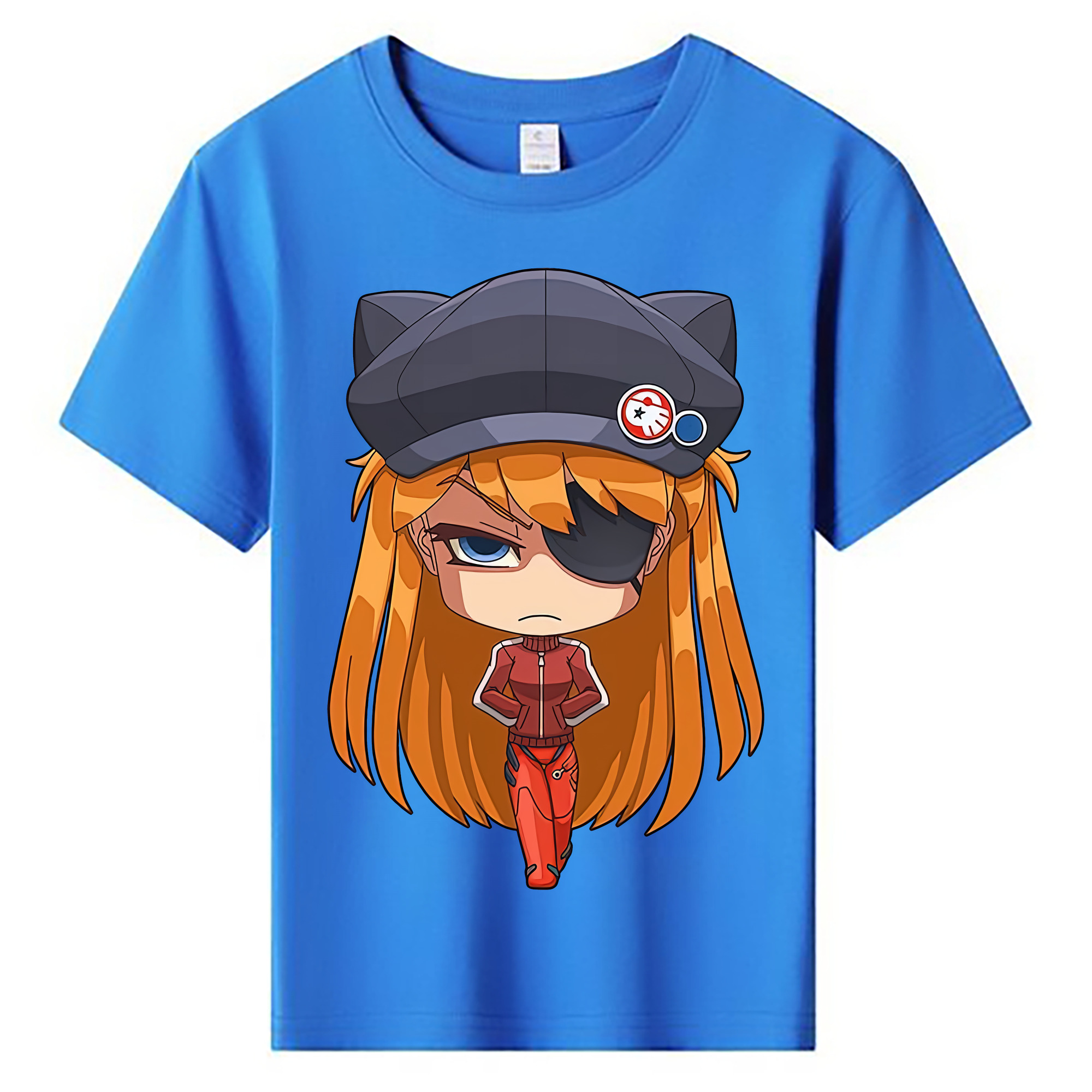（画像用） EVA 新世紀エヴァンゲリオン 綿100％キッズTシャツ（フロントプリント）